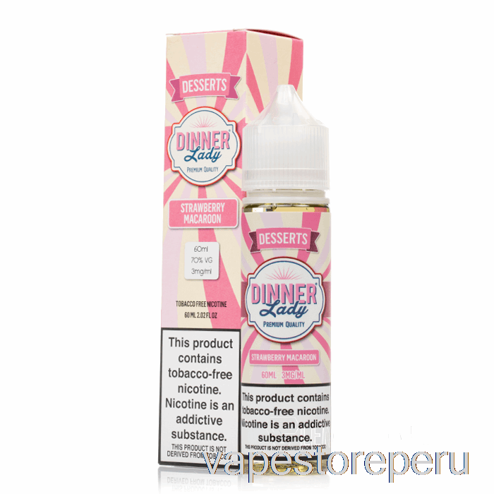 Vape Smoke Macarrón De Fresa - E-líquido Vape Cena Lady - 60ml 0mg